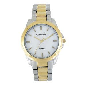 Charles Delon Casual Style Silver/Gold Watch